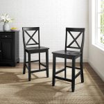 Crosley Furniture X-Back Bar Stool Set - Image 4