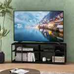 Furniture Entertainment Center Stand with Metal Frame Support for Tvs - Image 3