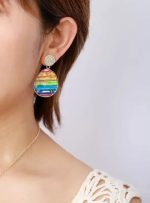 7 Chakra Rainbow Earrings - Image 4