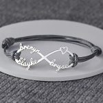 Mom Bracelet With Kids Names, Infinity Bracelet With Names,Mom Jewelry - Image 5
