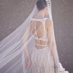 Trailing Yarn Wedding Bridal Veil - Image 2