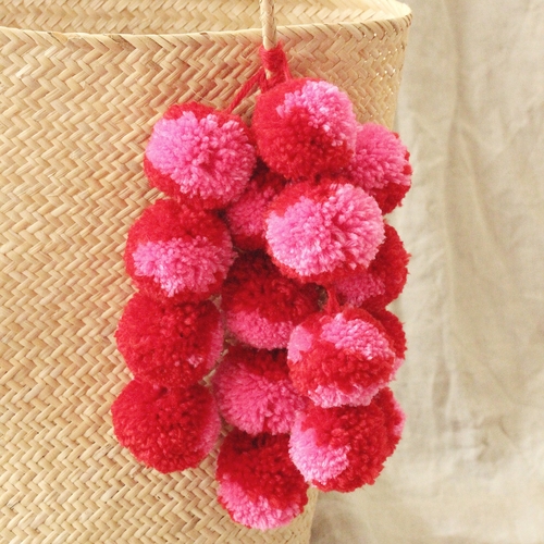 Borneo Love Rush - Handwoven Straw Tote Bag with - Image 2