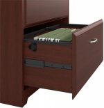 Bush Furniture Cabot 2 Drawer Lateral File Cabinet in Harvest Cherry, - Image 6