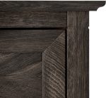 Bush Furniture Key West 2 Drawer Lateral File Cabinet in Dark Gray - Image 7