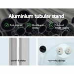 Artiss Side Coffee Table Bedside Furniture Oval Tempered Glass Top 2 - Image 5