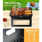 Grillz BBQ Grill Charcoal Smoker Foldable - Image 4