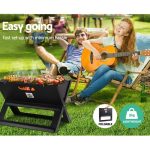 Grillz BBQ Grill Charcoal Smoker Foldable - Image 5