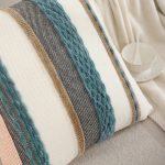 Boho Striped Chenille Throw Pillowcases - Image 5