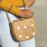 Juicy Bloom Straw Crossbody Bag - Image 6