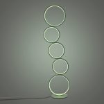 RGB Minimalist Circular Floor Lamp - Image 9