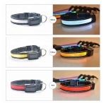 USB and Solar Charge Reflective Led Dog Collar - Image 2