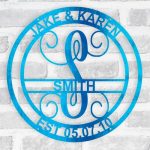 Circle Vine Full Name Monogram - Metal Wall Art/Decor - Image 3