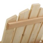 Gardeon Adirondack Outdoor Chairs Wooden Beach Chair Patio Furniture - Image 5