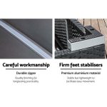 Gardeon Sun Lounge Wicker Lounger Outdoor Furniture Day Bed Adjustable - Image 5