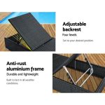 Gardeon Sun Lounge Wicker Lounger Outdoor Furniture Rattan Garden Day - Image 5