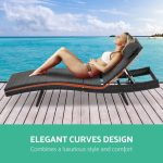 Gardeon Sun Lounge Wicker Lounger Outdoor Furniture Beach Chair Garden - Image 3