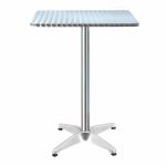 Bar Table Outdoor Furniture Adjustable Aluminium Pub Cafe Indoor