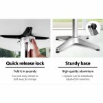 Bar Table Outdoor Furniture Adjustable Aluminium Pub Cafe Indoor - Image 6