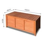 Gardeon Outdoor Storage Bench Box 210L Wooden Patio Furniture Garden