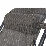 Gardeon Set of 2 Zero Gravity Chairs Reclining Outdoor Furniture Sun - Image 7