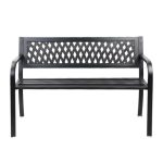 Gardeon Outdoor Garden Bench Seat Steel Outdoor Furniture 2 Seater - Image 2