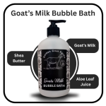 Golden Goat Black Currant Vanilla Scented Milk & Bubble Bath - Image 2