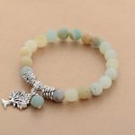 Tree of Life Amazonite Charm Bracelet - Image 4