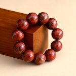 Red Jasper Beaded Bracelet - Image 3