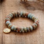 Imperial Jasper Lotus Bracelet - Image 2