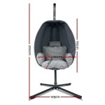 Gardeon Outdoor Egg Swing Chair Patio Furniture Pod Stand Canopy