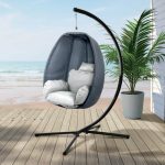 Gardeon Outdoor Furniture Egg Hammock Hanging Swing Chair Pod Lounge - Image 8