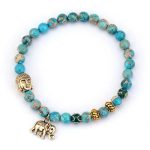 Elephant & Buddha Meditation Charm Bracelet - Image 2