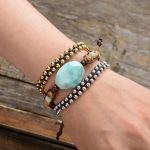 Amazonite Beaded Bracelet Embrace Tranquility and Style