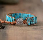 Ocean Blue Bracelet -Handmade - Image 3