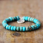 Imperial Jasper Turquoise Buddha Bracelet - Image 2