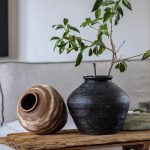 Vintage Wabi-Sabi Style Ceramic Jar - Image 2