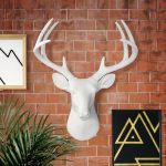 White Deer Head, 21" - Image 2