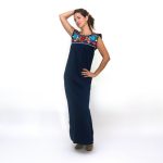 Maxi Isidra, Hand Embroidered Mexican Loose Dress - Image 6