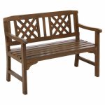 Gardeon Wooden Garden Bench 2 Seat Patio Furniture Timber Outdoor