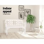 Gardeon Wooden Garden Bench 2 Seat Patio Furniture Timber Outdoor - Image 10