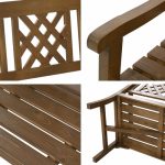 Gardeon Wooden Garden Bench 3 Seat Patio Furniture Timber Outdoor - Image 5
