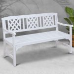 Gardeon Outdoor Garden Bench Wooden Chair 3 Seat Patio Furniture - Image 6