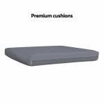 Gardeon Outdoor Furniture Bistro Wicker Chair Black - Image 6