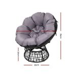 Gardeon Outdoor Chairs Outdoor Furniture Papasan Chair Wicker Patio