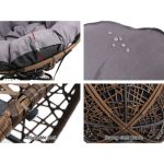 Gardeon Outdoor Chairs Outdoor Furniture Papasan Chair Wicker Patio - Image 2