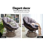Gardeon Outdoor Chairs Outdoor Furniture Papasan Chair Wicker Patio - Image 5
