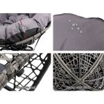 Gardeon Outdoor Chairs Outdoor Furniture Papasan Chair Wicker Patio - Image 2