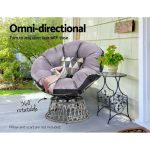 Gardeon Outdoor Chairs Outdoor Furniture Papasan Chair Wicker Patio - Image 4