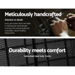 Gardeon 4 Seater Outdoor Sofa Set Wicker Setting Table Chair Furniture - Image 3