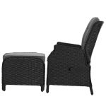 Gardeon Recliner Chair Sun lounge Wicker Lounger Outdoor Furniture - Image 3